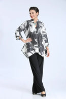 IC Collection Swirl Design One Button Jacket-IC-1567J