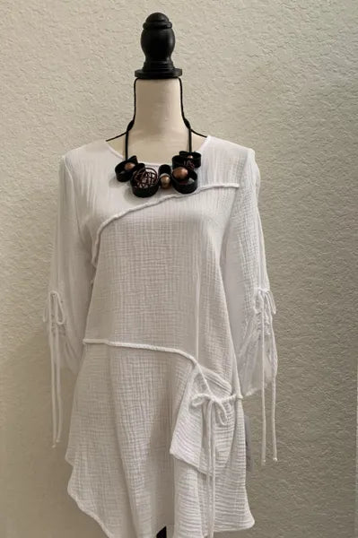 IC COLLECTION GAUZE TUNIC-IC-3068T