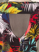 By JJ 3/4 Sleeve Floral Print Top-IT-286P