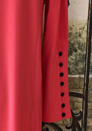 By JJ Sleeve Button Down Round Neck Top-IT-166