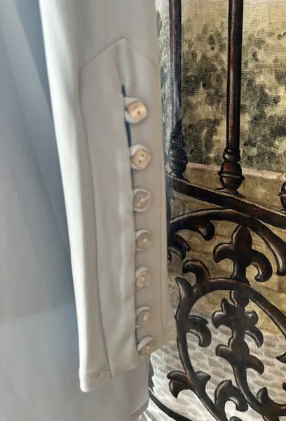 By JJ Sleeve Button Down Round Neck Top-IT-166