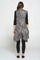By JJ Leopard Print Crinkle Tunic-IP-111