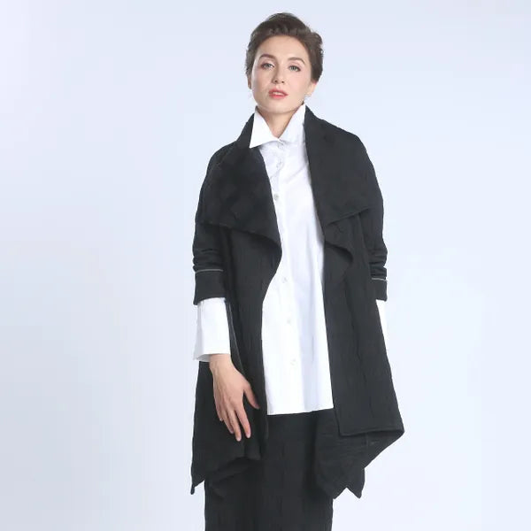 IC Collection Vivienne Asymmetrical Open Jacket-IC-2570J