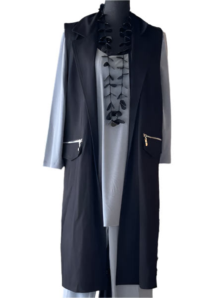 By JJ Fashion Forward Long Vest-PT-104