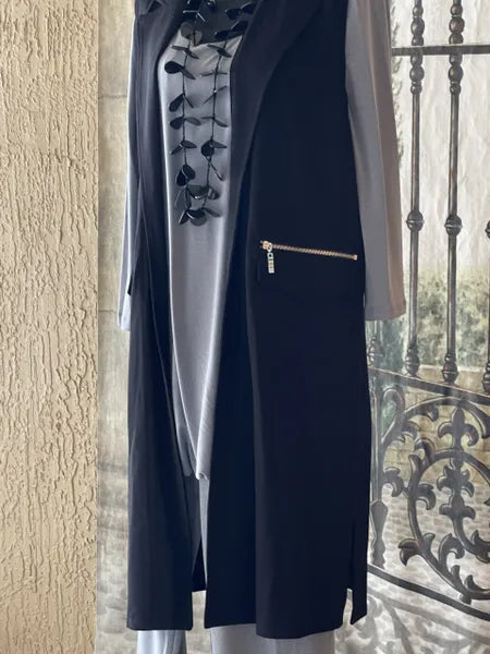 By JJ Fashion Forward Long Vest-PT-104