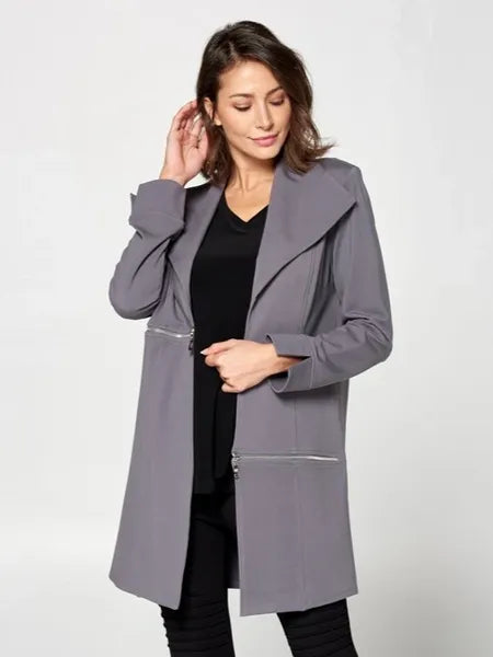 By JJ Double Zip Chic Jacket-PT-101