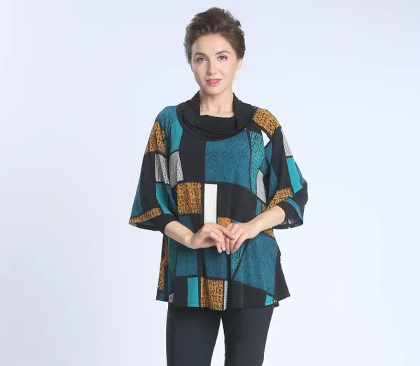 IC Collection Delia Print Tunic-IC-4088T