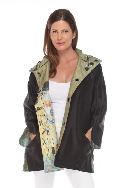 Oopera 'THE KISS" Reversible Rain Jacket-J3240RW-2