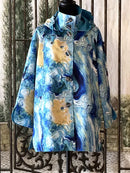 Oopera Reversible Toggle Button Rain Jacket-J4240RW-5