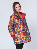 Oopera Circles By Wassily Kandinsky Rain Jacket-J8839RW-6