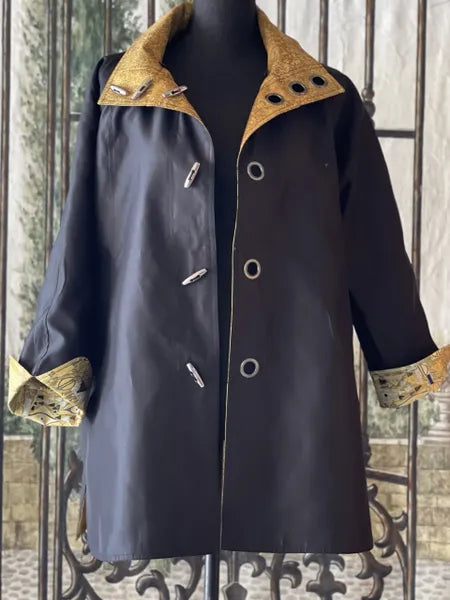 Oopera Lady In Gold Rain Jacket-J4239RW-6