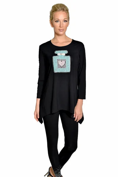 GY-Perfume Bottle Tunic-GD-8898