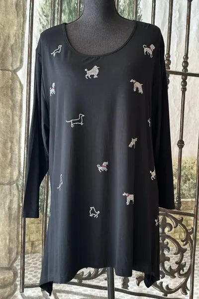 Gardy Puppy Embellished Tunic-GD-8979