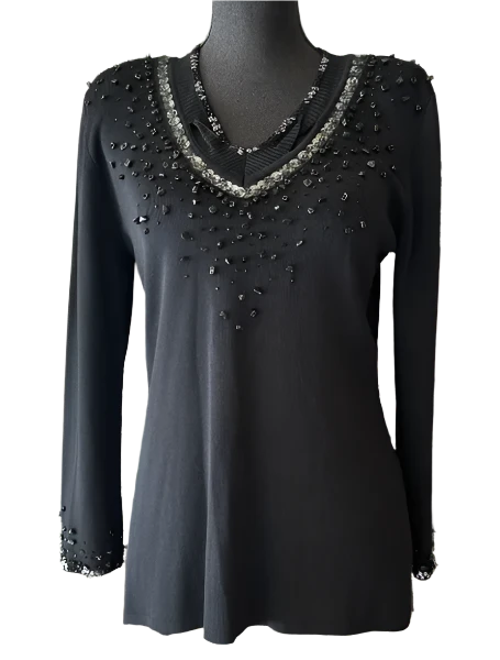 Gardy Geo Stud Fashion Forward Top-GS716