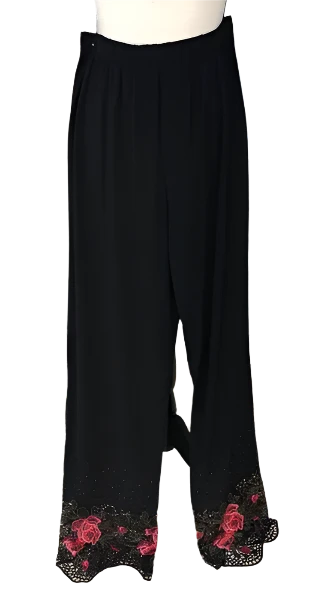 Gardy Chic Floral Stitch Pant-4114