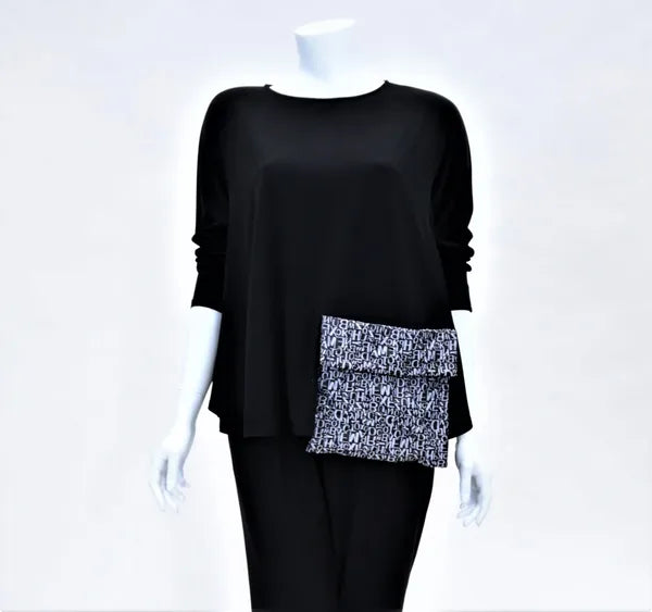 IC Collection One Edgy Pocket Tunic-IC-4029T