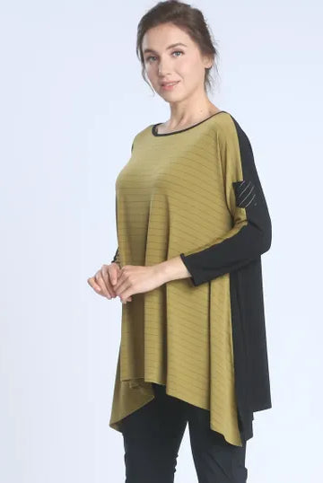 IC Collection Print Color Block Tunic | Unique Apparel USA