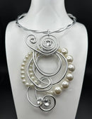 Jeff Lieb Pearls & Swarovski Necklace-c