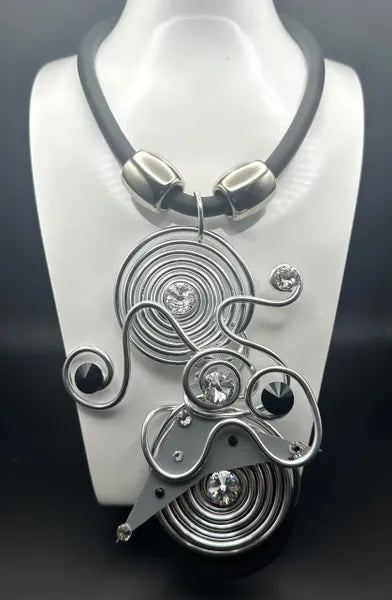 Jeff Lieb "Going In Circles" Necklace-93877