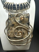 Jeff Lieb Amber Twist Necklace-21122