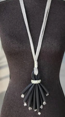 OC Crystal Jellyfish Necklace-NKL463