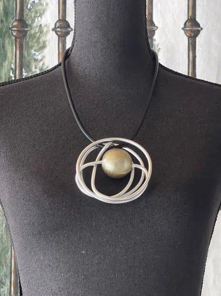 OC Swirl Convertible Necklace-NKL256
