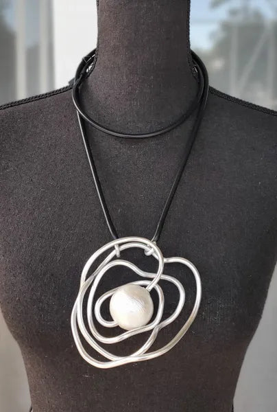 OC Jupiter Pearl Convertible Necklace-NKL190