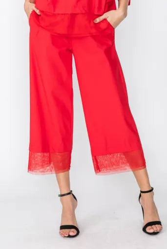 IC Collection Mesh Detail Pant | Unique Apparel USA
