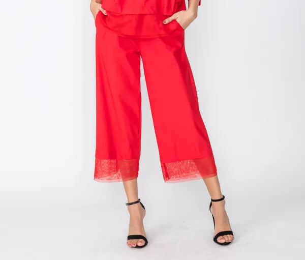 IC Collection Mesh Detail Pant-IC-3789P