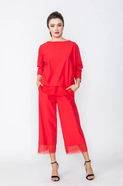 IC Collection Mesh Detail Pant-IC-3789P