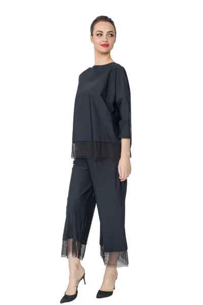 IC Collection Mesh Detail Pant-IC-3789P