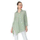 IC Collection Print Button Down Blouse-IC-4388B