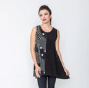 IC Collection Polka Dot Sleeveless Tunic-IC-4404T
