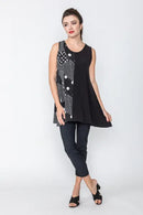 IC Collection Polka Dot Sleeveless Tunic-IC-4404T