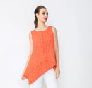 IC Collection Sleeveless Pucker Tunic-IC-4176T