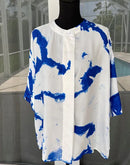 IC Collection Cloud Button Down Blouse-IC-4478B