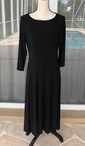 IC Collection Basic 3-Qtr Sleeve Dress-IC-2245D