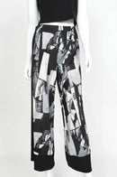 IC Collection Abstract Art Wide Leg Pant-IC-5449P