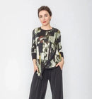 IC Collection Abstract Art Swing Tunic-IC-5448T