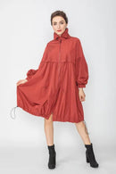 IC Hi-Fashion Zipper Jacket with Funky Collar-IC-2733J