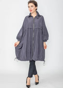 IC Hi-Fashion Zipper Jacket with Funky Collar-IC-2733J