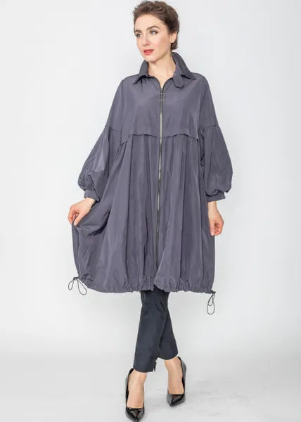 IC Hi-Fashion Zipper Jacket with Funky Collar-IC-2733J