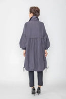 IC Hi-Fashion Zipper Jacket with Funky Collar-IC-2733J