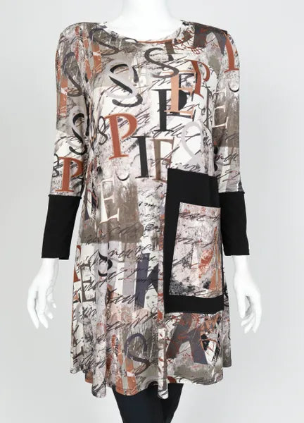 IC Collection French Collection Tunic with Front Pocket-5380T