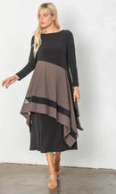 IC Collection Fashion Forward Dress-IC-5610D-C