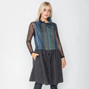 IC Collection Edgy & Fun Sleeveless Vest/Tunic/Dress-IC-5385V-B