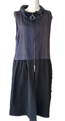 IC Collection Edgy & Fun Sleeveless Vest/Tunic/Dress-IC-5385V-B