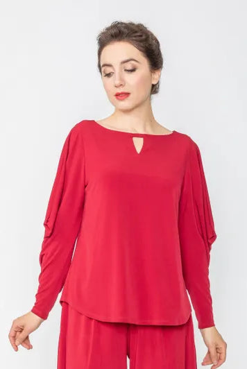 IC Collection Keyhole Tunic-IC-5563T (CIN) | Unique Apparel USA