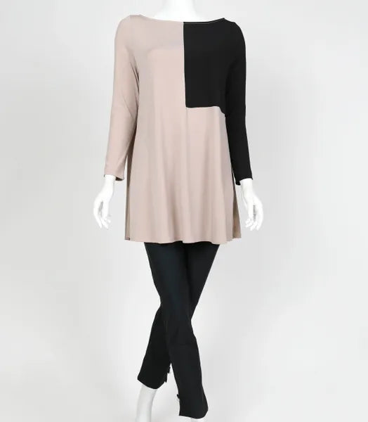 IC Collection Colorblock Tunic-IC-5547T