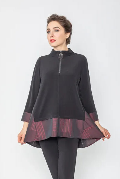 IC Collection Trendy Quarter Zip Top | Unique Apparel USA